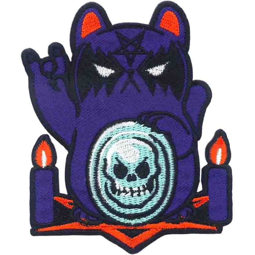 Tobe Fonseca Satanic Cat 3"x3.5" Patch - 3 pc prepack