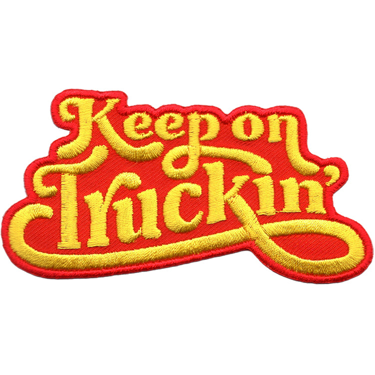 Keep On Truckin' 3.7"x2" Patch - 3 pc prepack