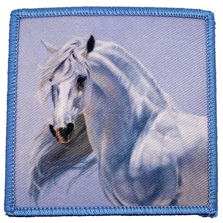 Heather Edwards White Stallion 3"x2.9" Patch - 3 pc prepack