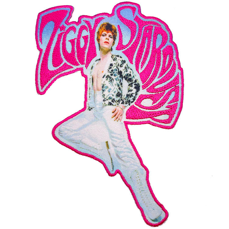 David Bowie Ziggy Pose 3"x4.6" Patch - 3 pc prepack