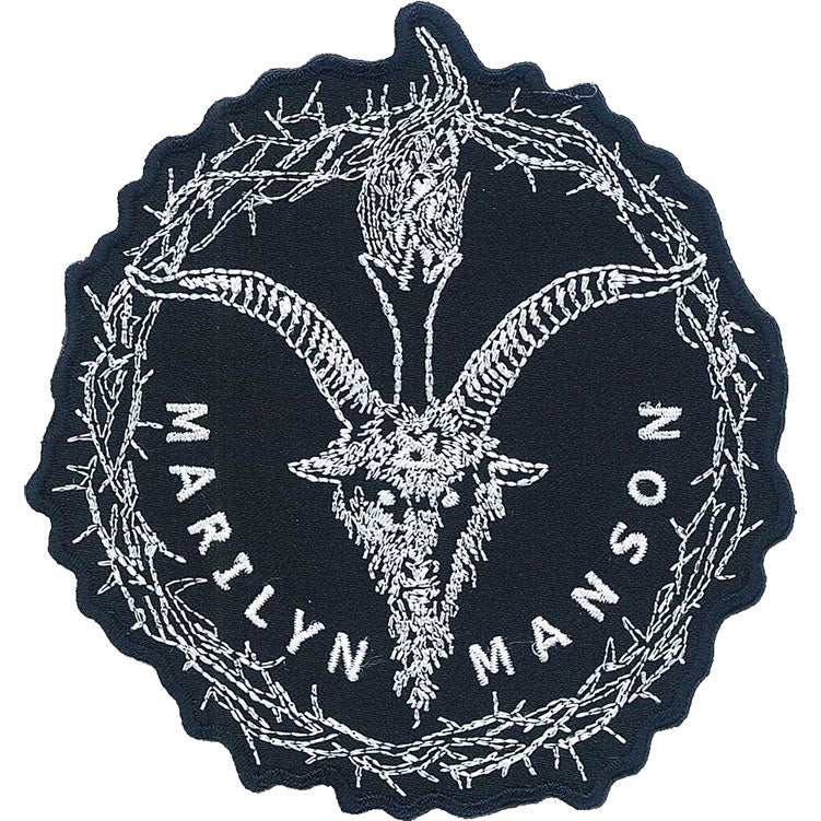 Marilyn Manson Bapho Head 3.2"x3.3" Patch - 3 pc prepack