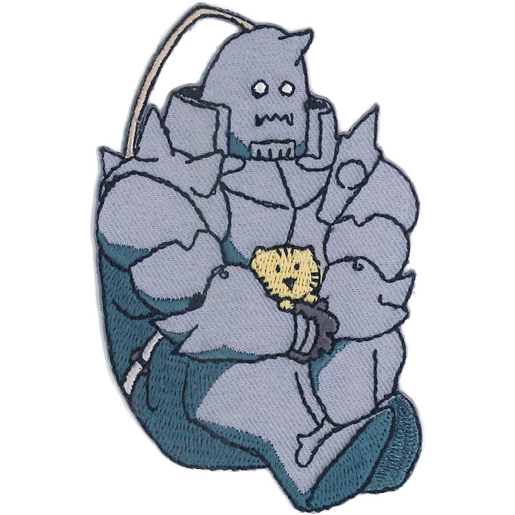 Fullmetal Alchemist Brotherhood Al with Cat 2.4"x3.7" Patch - 3 pc prepack