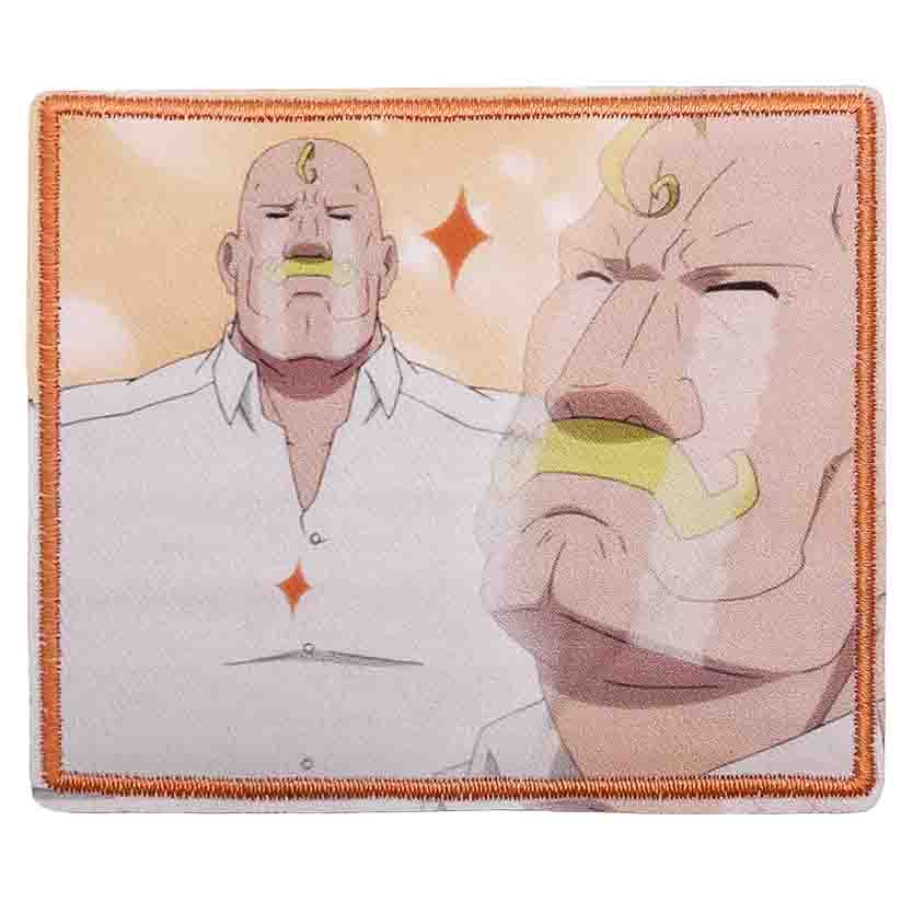 Fullmetal Alchemist Brotherhood Armstrong 3.4"x2.8" Patch - 3 pc prepack