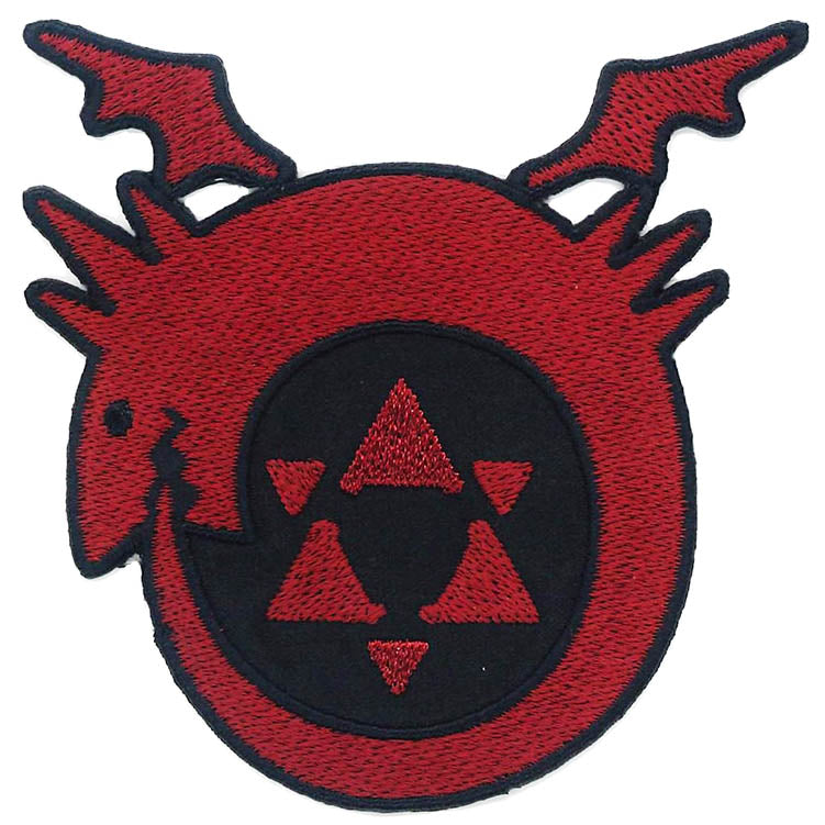 Fullmetal Alchemist Brotherhood Ouroboros Symbol 3.4"x3.3" Patch - 3 pc prepack