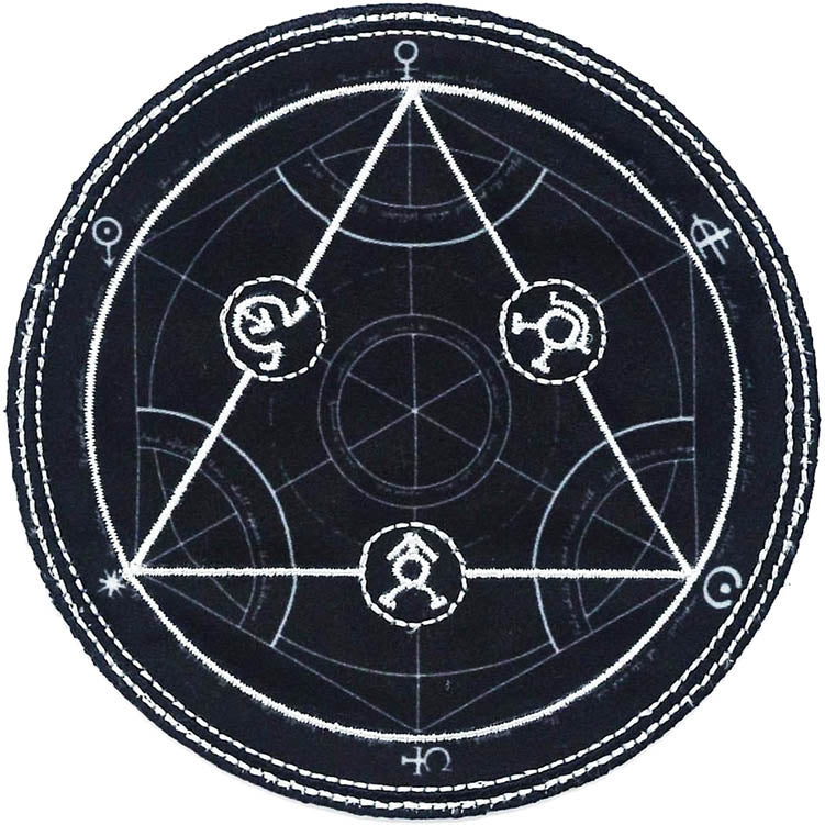 Fullmetal Alchemist Brotherhood Transmutation Circle 3.3"x3.3" Patch - 3 pc prepack