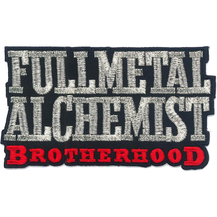 Fullmetal Alchemist Brotherhood US Logo 3.9"x2.25" Patch - 3 pc prepack