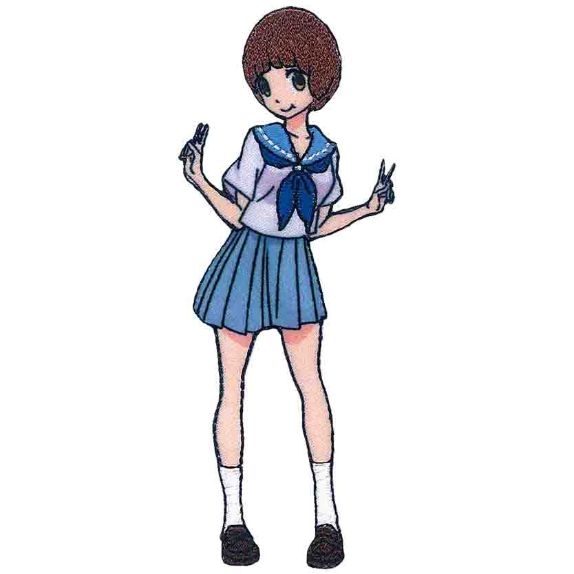 Kill La Kill Mako 1.6"x3.8" Patch - 3 pc prepack