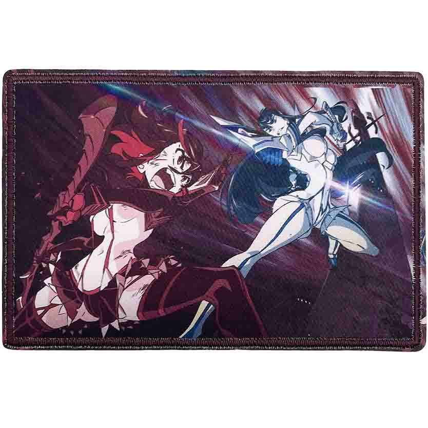 Kill La Kill Ryuko vs Satsuki 4"x2.25" Patch - 3 pc prepack