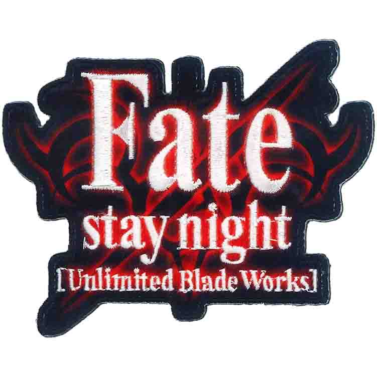 Fate Stay Night [Unlimited Blade Works] Logo 3.75"x3" Patch - 3 pc prepack