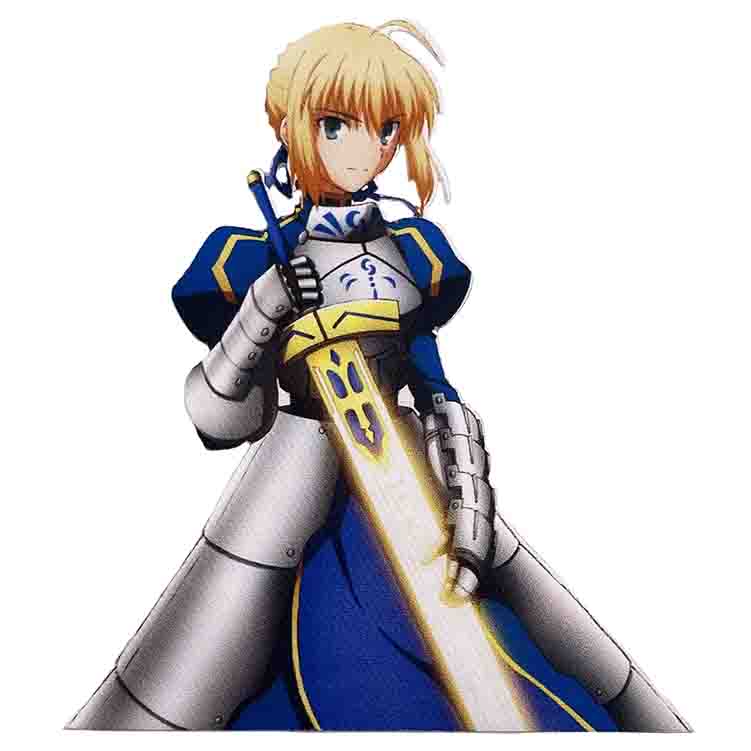 Fate Stay Night [Unlimited Blade Works] Saber 3"x3.5" Patch - 3 pc prepack