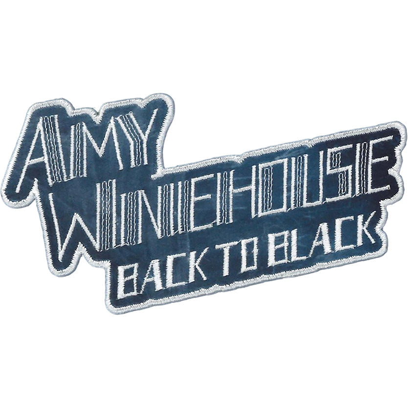Amy Winehouse Back to Black 4"x2.25" Patch - 3 pc prepack