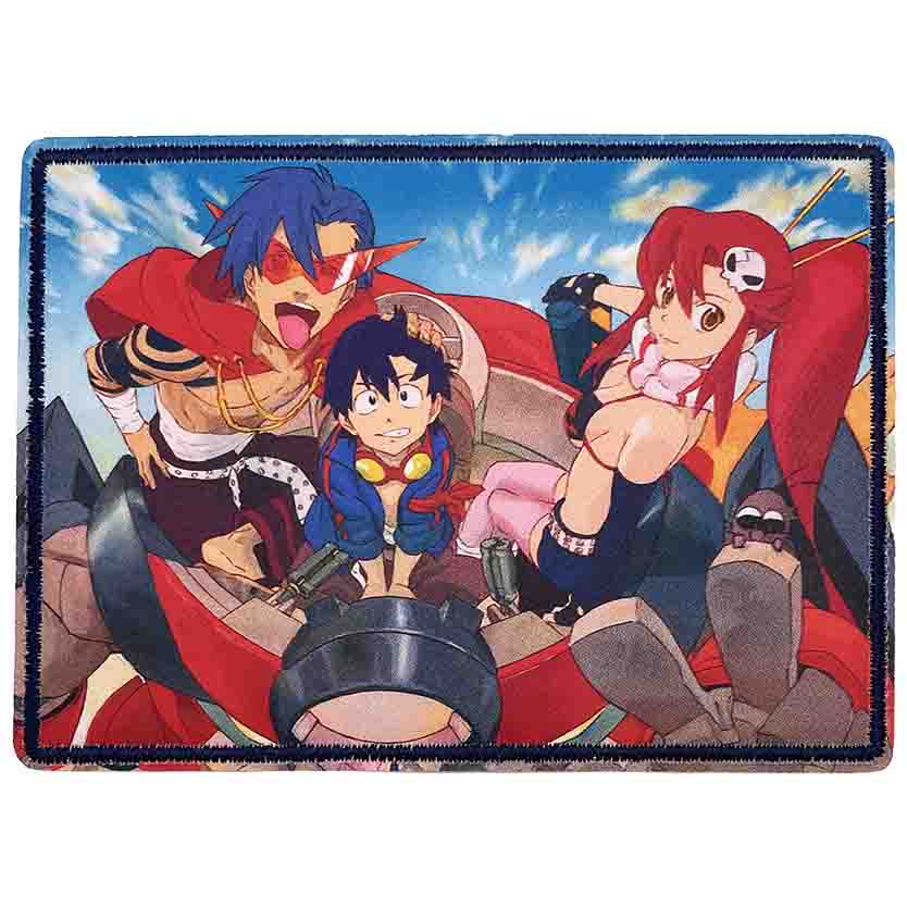 Gurren Lagann Silly Team Pose 4"x2.8" Patch - 3 pc prepack