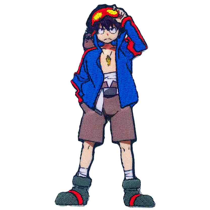 Gurren Lagann Simon 1.9"x3.8" Patch - 3 pc prepack