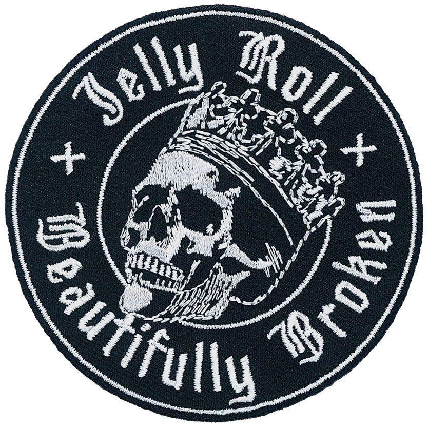 Jelly Roll Skull Seal 3.25" Patch - 3 pc prepack