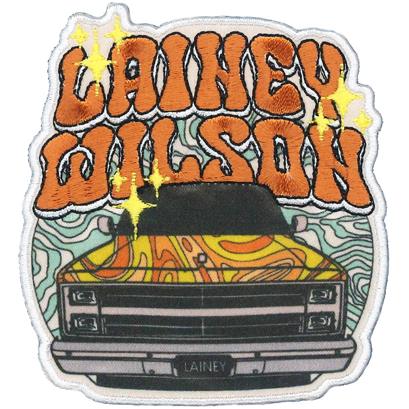 Lainey Wilson Groovy Truck 3.25"x3.5" Patch - 3 pc prepack