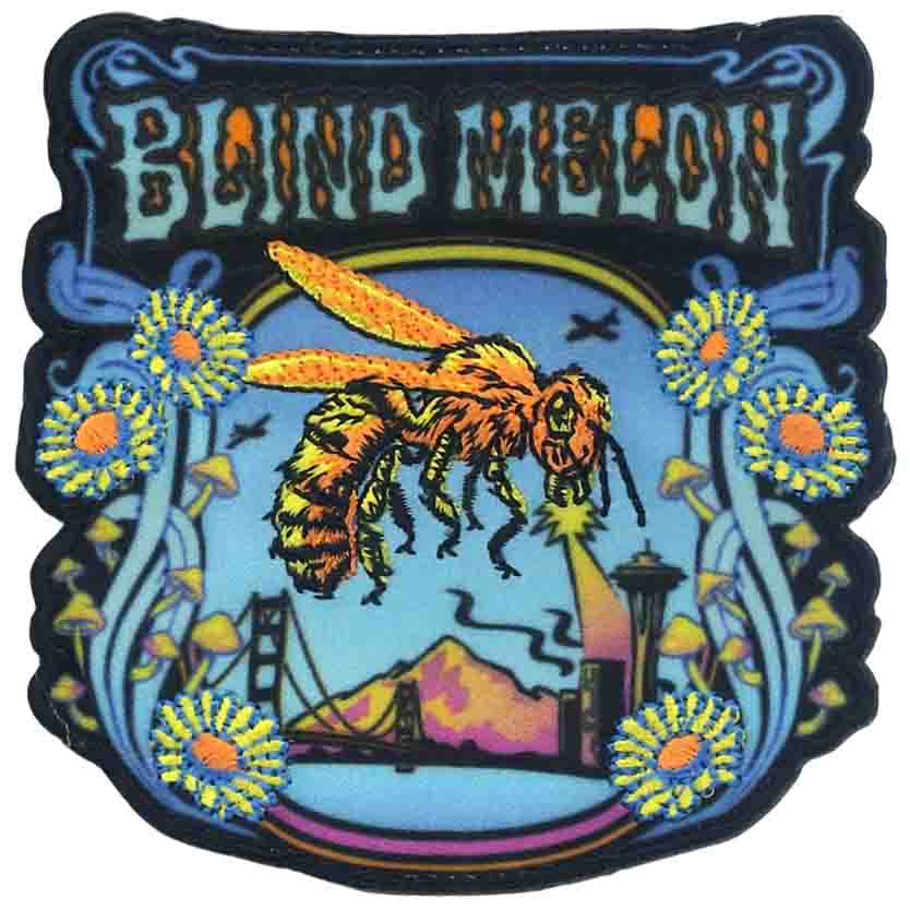 Blind Melon Bee Attack 3.5"x3.5" Patch - 3 pc prepack