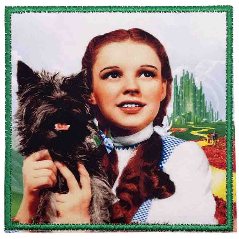The Wizard of Oz Dorothy  Toto 3.3"x3.3" Patch - 3 pc prepack