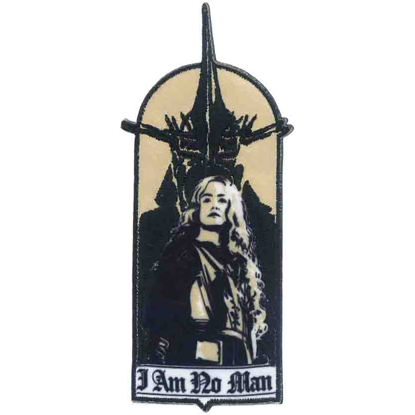 The Lord of the Rings I Am No Man 1.7"x4" Patch - 3 pc prepack