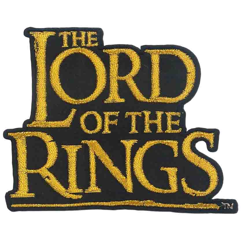 The Lord of the Rings Logo 3.75"x3" Patch - 3 pc prepack