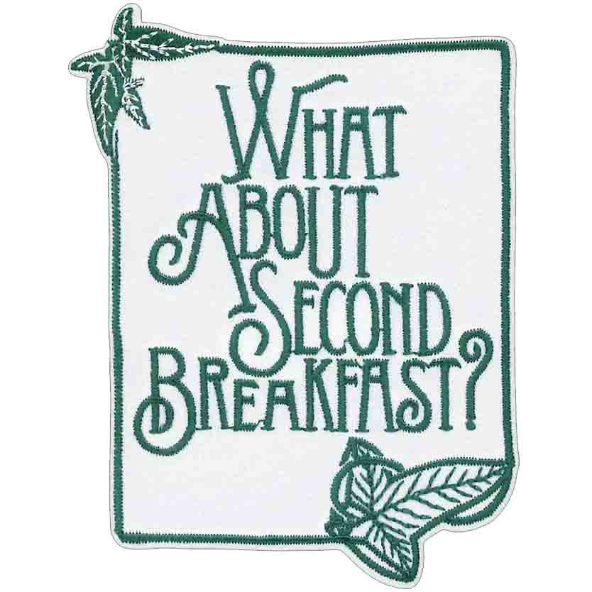 The Lord of the Rings Second Breakfast 3"x3.75" Patch - 3 pc prepack