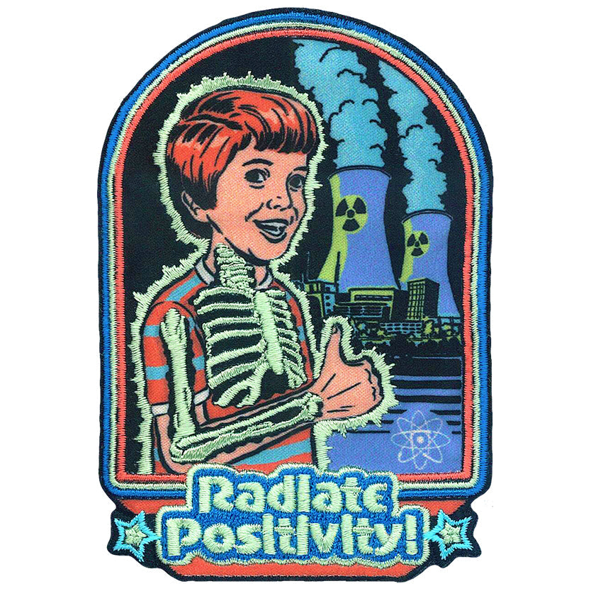 Steven Rhodes Radiate Positivity 3"x4.3" Patch - 3 pc prepack