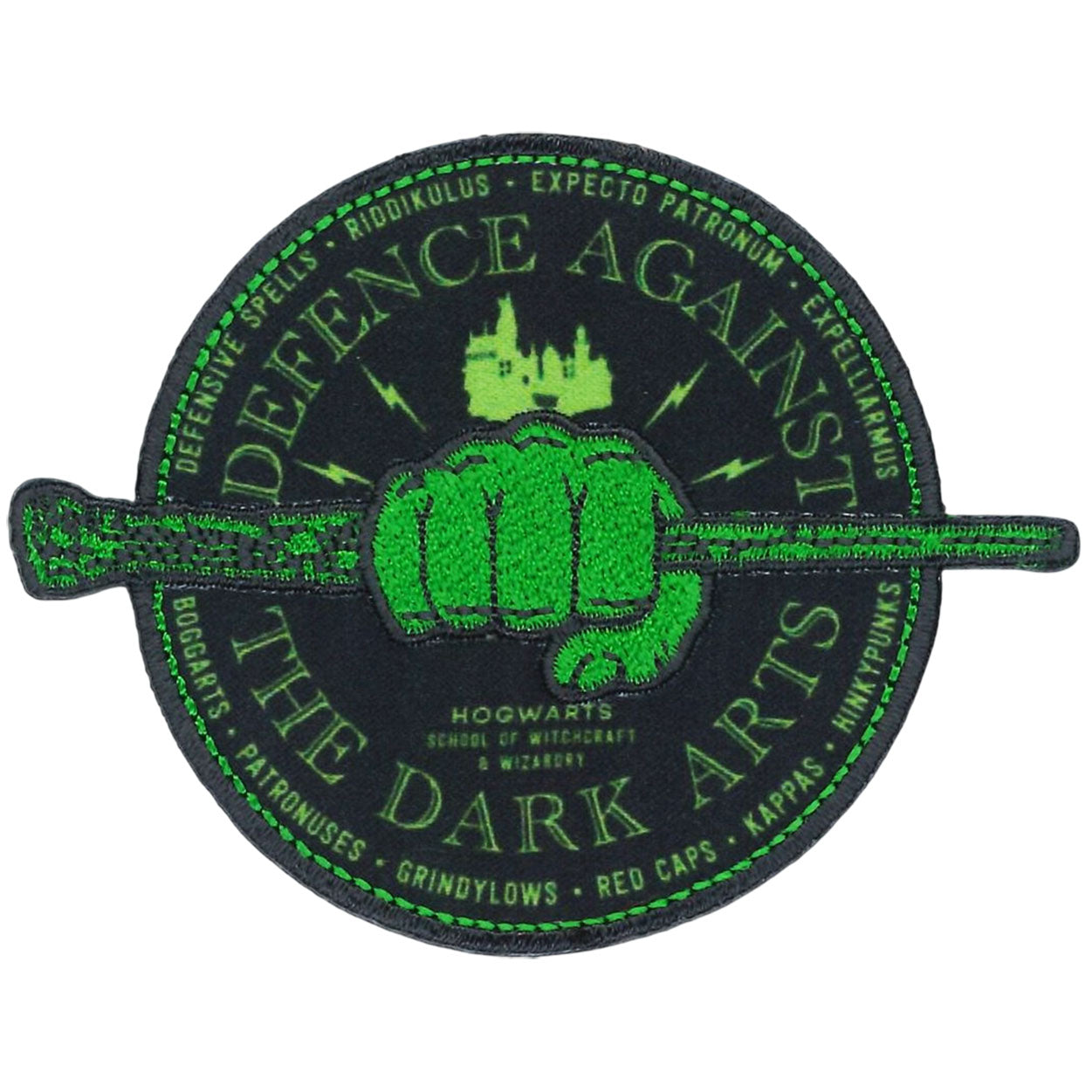 Harry Potter Defence Against Dark Arts 3.5"x2.6" Patch - 3 pc prepack