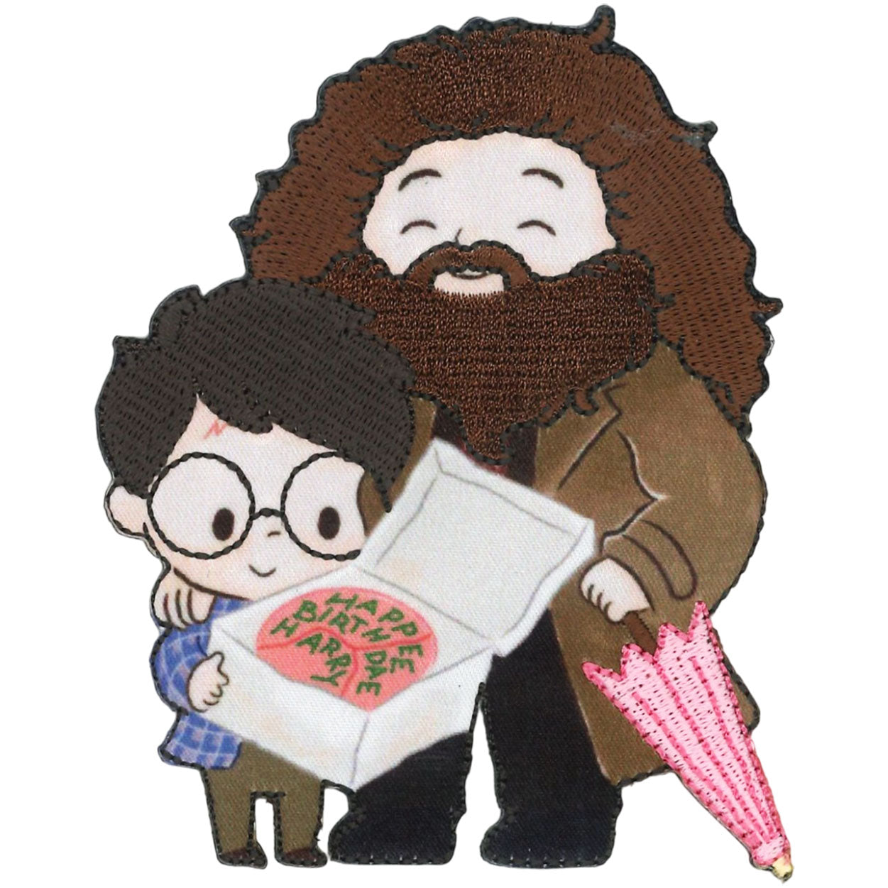 Harry Potter- Harry  Hagrid 3.2"x4" Patch - 3 pc prepack