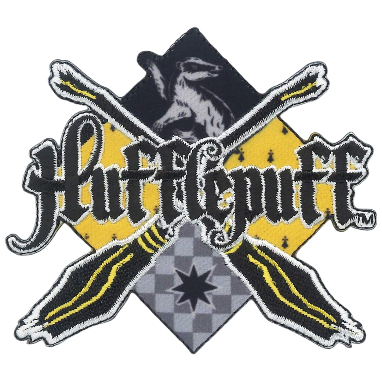 Harry Potter Hufflepuff 3.5"x3.25" Patch - 3 pc prepack