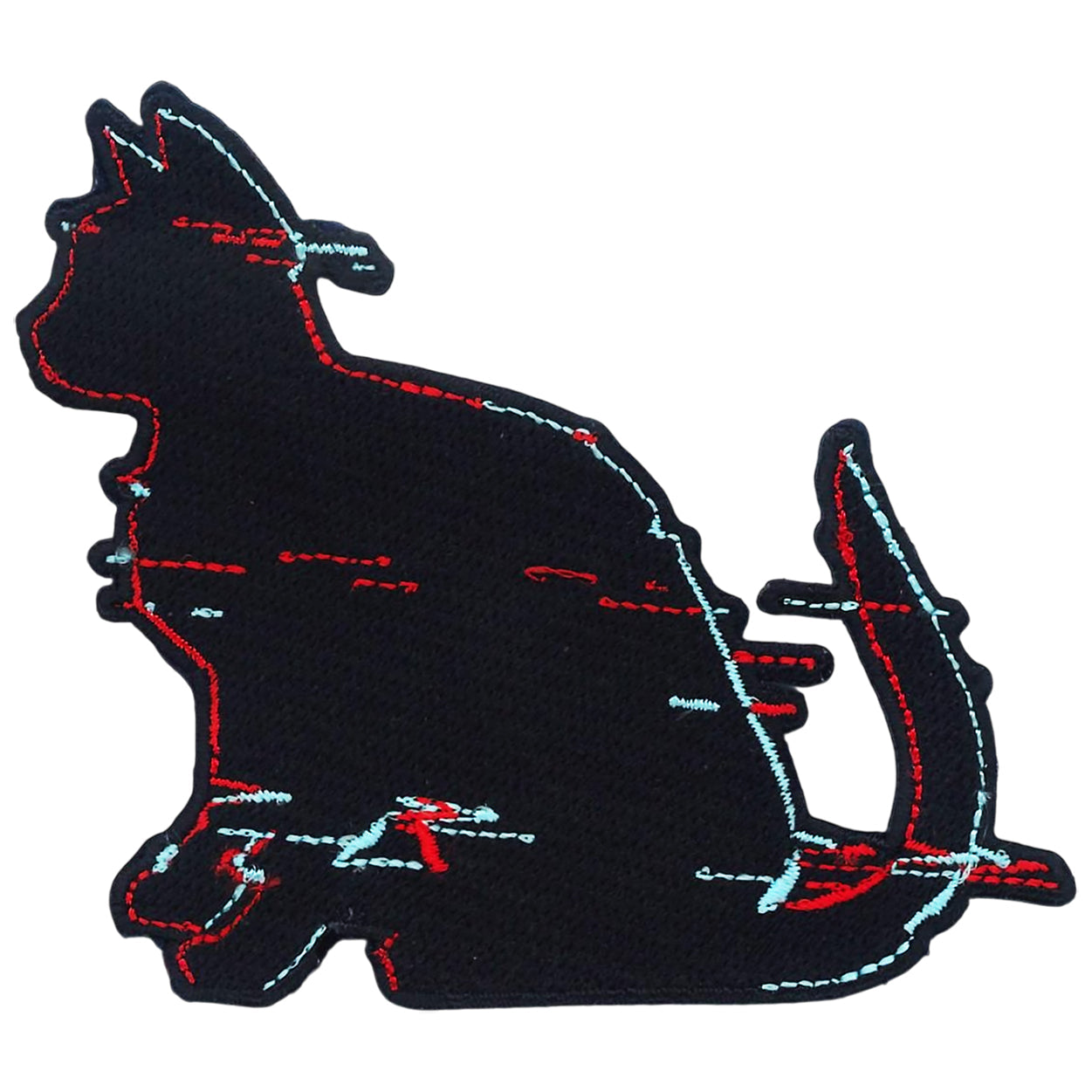 The Matrix Cat Glitch 3.6"x3.2" Patch - 3 pc prepack