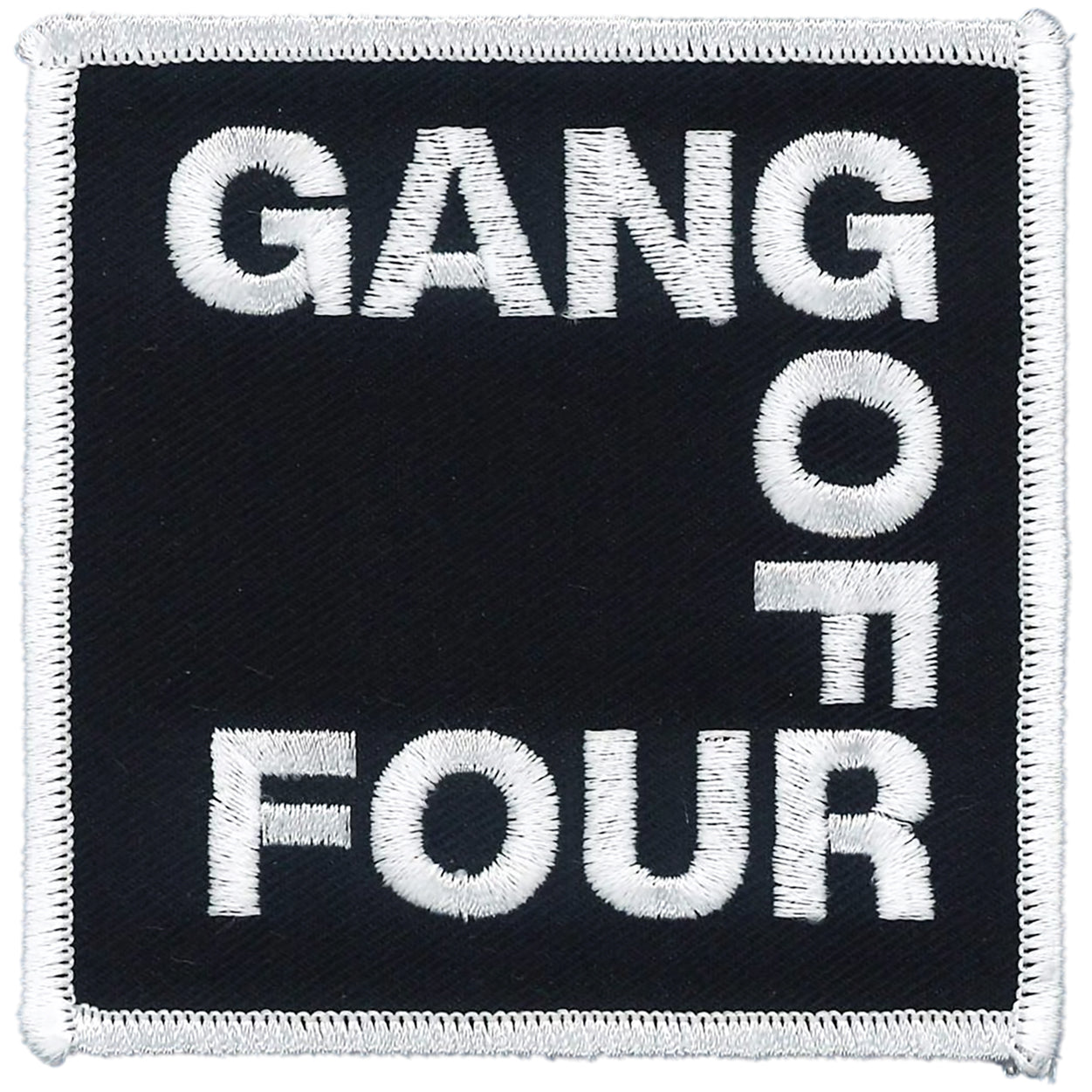 Gang of Four Logo 3.3"x3.3" Patch - 3 pc prepack