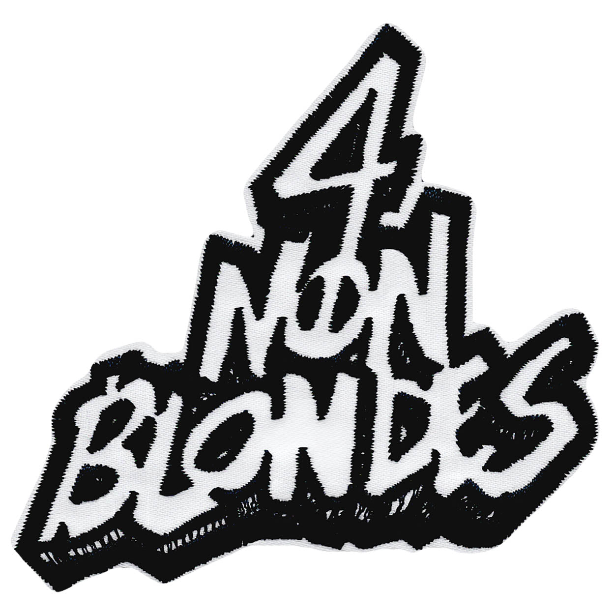 4 Non Blondes Logo 3.25"x3" Patch - 3 pc prepack