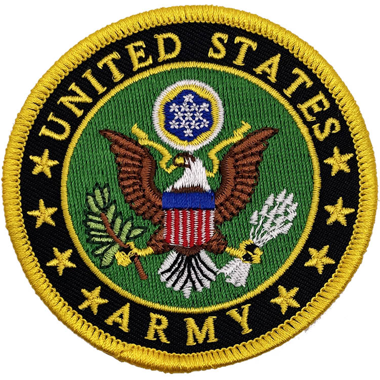 Army 3" Patch - 3 pc prepack