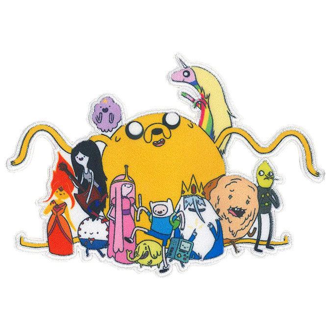 Adventure Time Group Photo 4.5"x3" Patch - 3 pc prepack