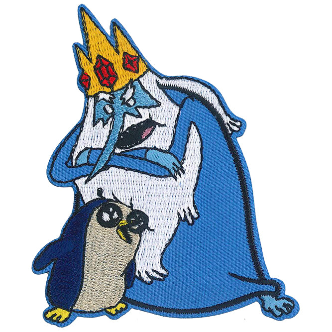 Adventure Time Ice King  Gunter 3"x3.5" Patch - 3 pc prepack