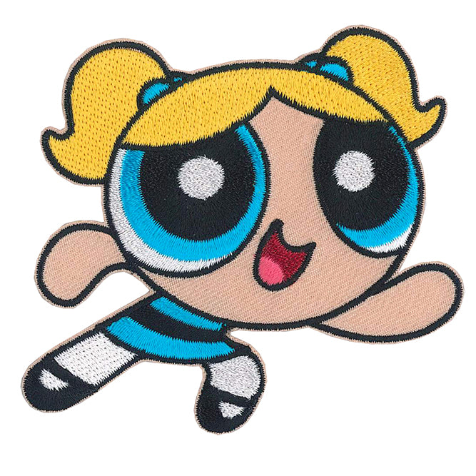 Powerpuff Girls Bubbles 3.6"x3.3" Patch - 3 pc prepack