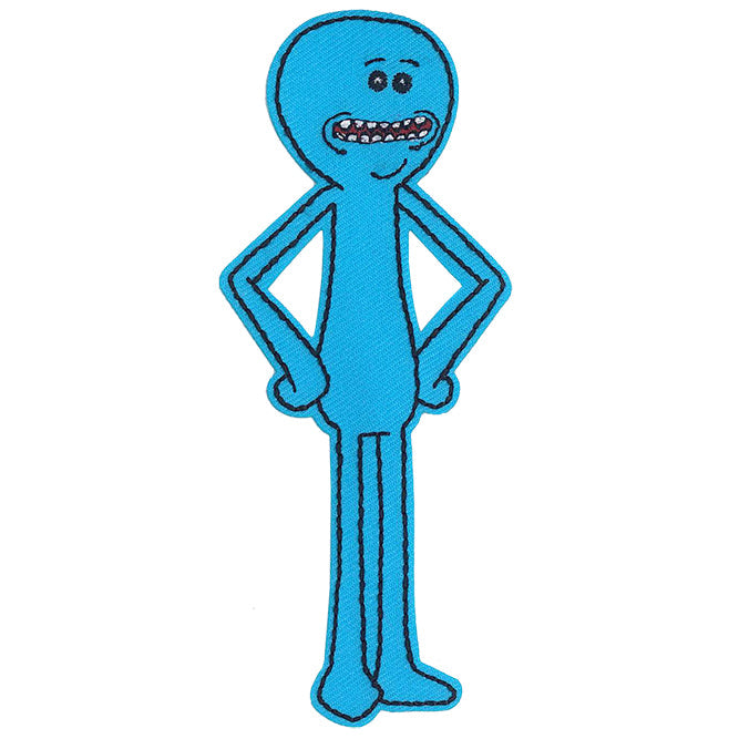 Rick  Morty Mr. Meeseeks 2.2"x4.4" Patch - 3 pc prepack