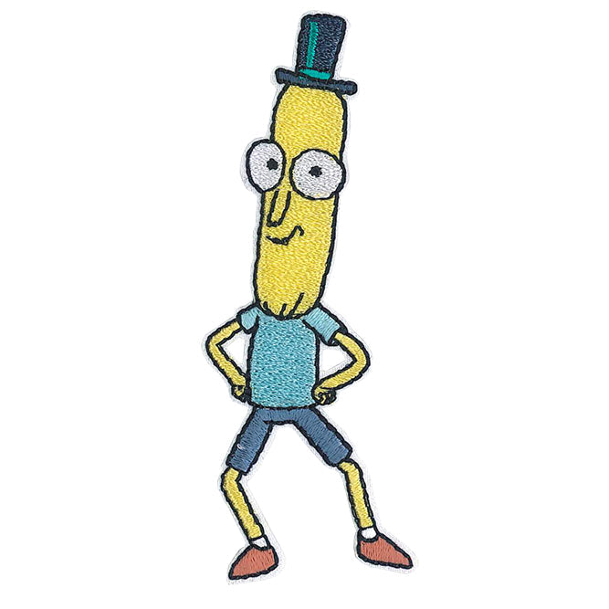 Rick  Morty Mr. Poopybutthole 1.5"x3.8" Patch - 3 pc prepack