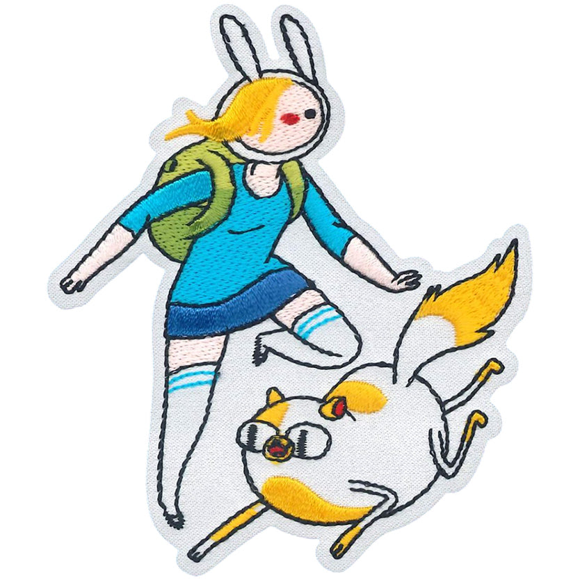 Adventure Time Fionna  Cake 3.1"x3.6" Patch - 3 pc prepack