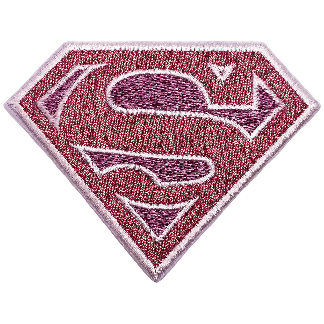 DC Comics Originals Supergirl Logo 3.9"x2.9" Glitter Patch - 3 pc prepack