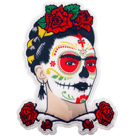Thumbnail for Frida Kahlo Dia De Los Muertos Portrait 3.25