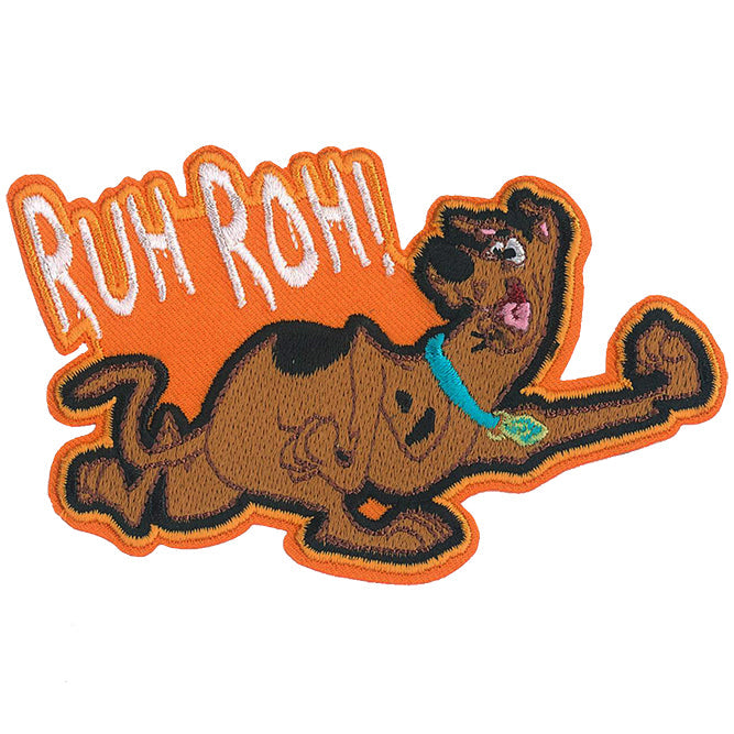 Scooby Doo Ruh Roh! 4.3"x3" Patch - 3 pc prepack