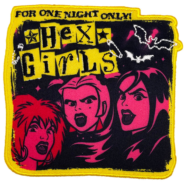 Scooby Doo Hex Girls One Night Only 3.25"x3.1" Patch - 3 pc prepack