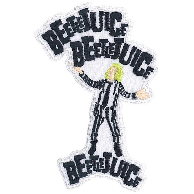 Beetlejuice Stencil 2.8"x4" Patch - 3 pc prepack