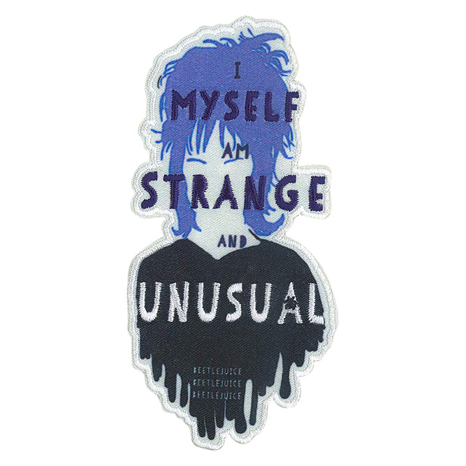 Beetlejuice Strange and Unusual 2.4"x4.2" Patch - 3 pc prepack