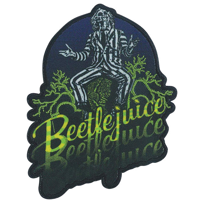 Beetlejuice 3 Times 3.3"x3.6" Patch - 3 pc prepack
