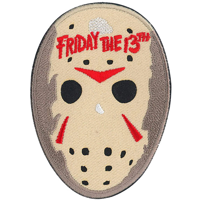 Friday the 13th Mask 2.6"x3.5" Patch - 3 pc prepack