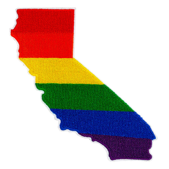 LGBTQ+ California Pride 2.7"x2.7" Patch - 3 pc prepack