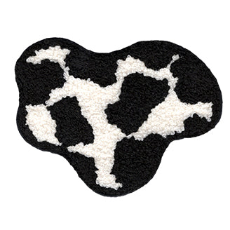 JSX Designs Cow Print Chenille 4"x3" Patch - 3 pc prepack