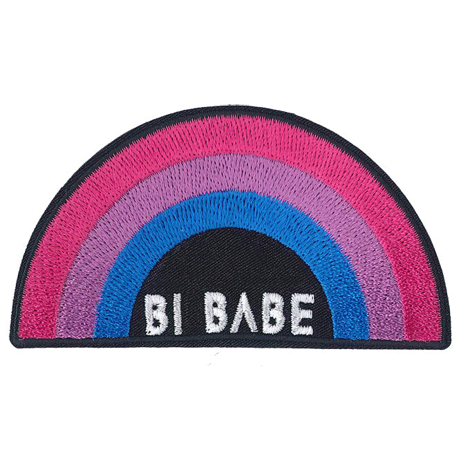 LGBTQ+ Bi Babe 3.5"x2" Patch - 3 pc prepack