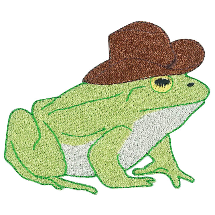 JSX Cowboy Frog 3.5"x3.3" Patch - 3 pc prepack